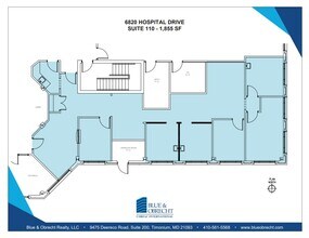 6820 Hospital Dr, Rosedale, MD à louer Plan d’étage– Image 2 sur 2