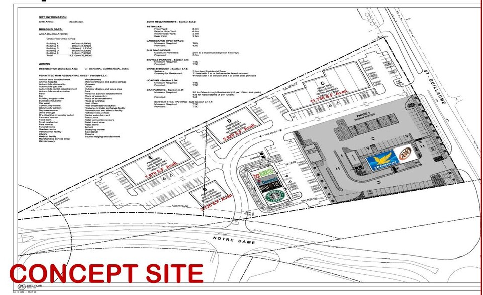 1044 Guillaume Rd, Russell, ON à louer - Plan de site – Image 1 sur 3