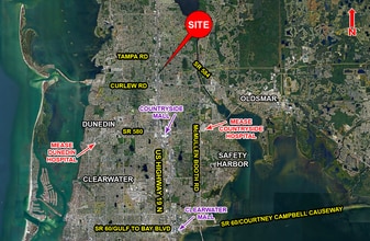 31541-31555 US Highway 19 N, Palm Harbor, FL - VUE AÉRIENNE  vue de carte