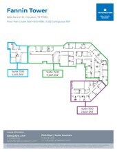 6624 Fannin St, Houston, TX à louer Plan d’étage– Image 1 sur 1