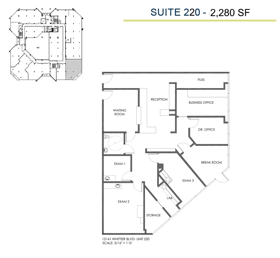 15141 Whittier Blvd, Whittier, CA à louer Plan de site– Image 1 sur 1