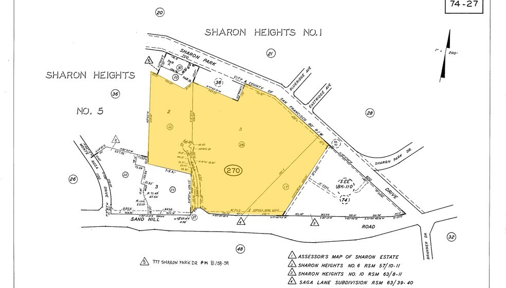 2440 Sand Hill Rd, Menlo Park, CA à louer - Plan cadastral – Image 3 sur 3
