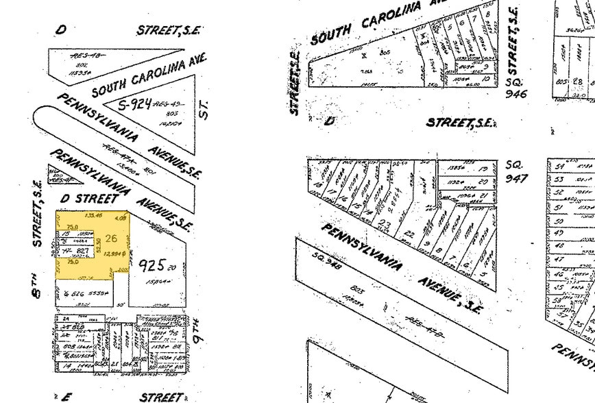 801 Pennsylvania Ave SE, Washington, DC à louer - Plan cadastral – Image 2 sur 35