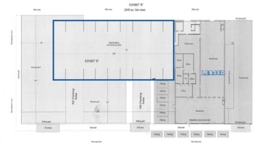 2045 S Van Ness Ave, Fresno, CA à louer Plan d’étage– Image 1 sur 1