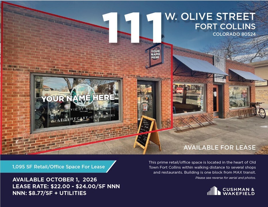 111 W Olive St, Fort Collins, CO à louer Photo de l’immeuble– Image 1 sur 6