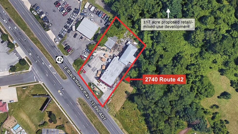 2740 Route 42, Sicklerville, NJ à vendre - Photo de l’immeuble – Image 2 sur 7