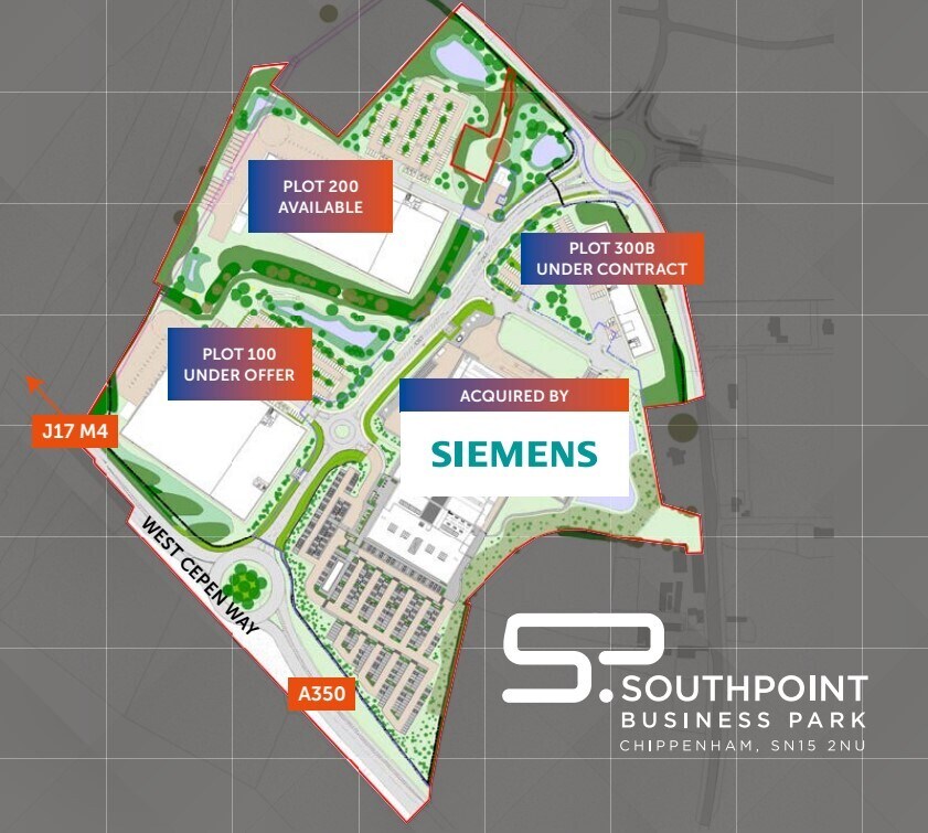 West Cepen Way, Chippenham à vendre Plan de site– Image 1 sur 2