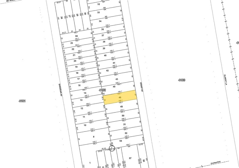 456 Grant Ave, Brooklyn, NY à vendre - Plan cadastral – Image 2 sur 3