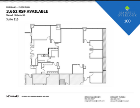 200 Mansell Ct E, Roswell, GA à louer Plan d’étage– Image 1 sur 1