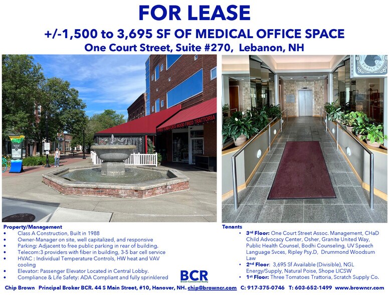 1 Court St, Lebanon, NH à louer - Photo de l’immeuble – Image 2 sur 9