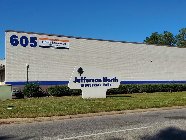 605 Industrial Park Dr, Newport News, VA à louer - Photo de l’immeuble – Image 1 sur 6