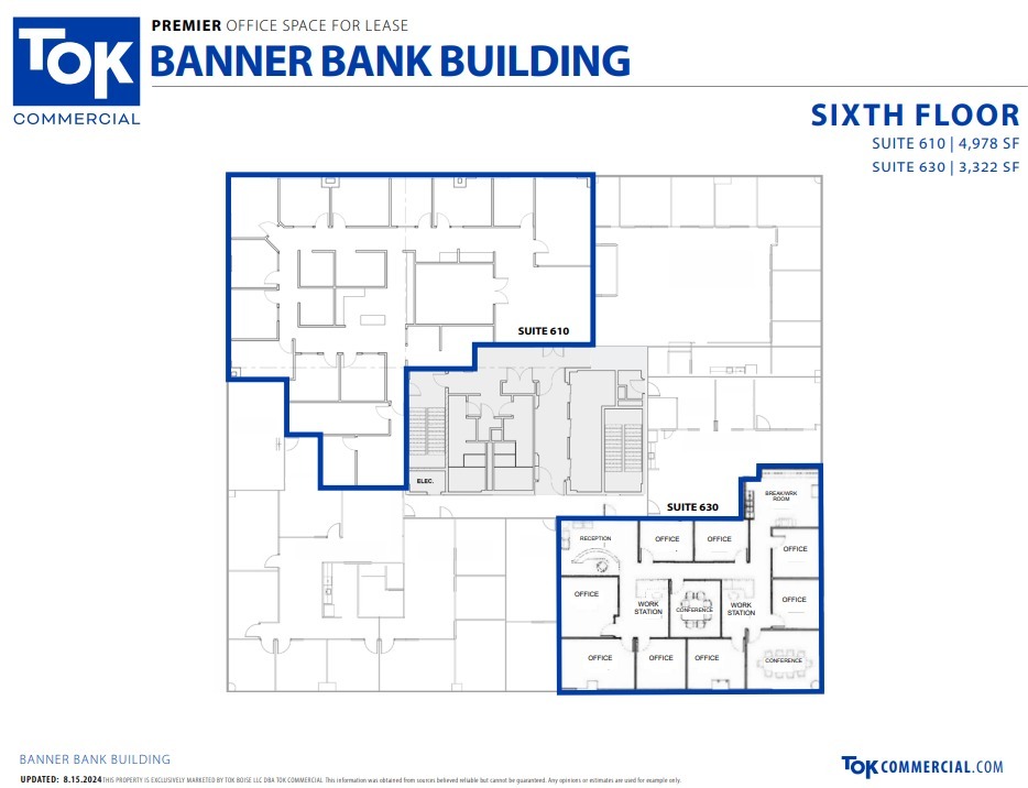 950 W Bannock St, Boise, ID à louer Plan d’étage– Image 1 sur 1