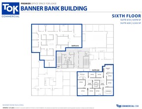 950 W Bannock St, Boise, ID à louer Plan d’étage– Image 1 sur 1