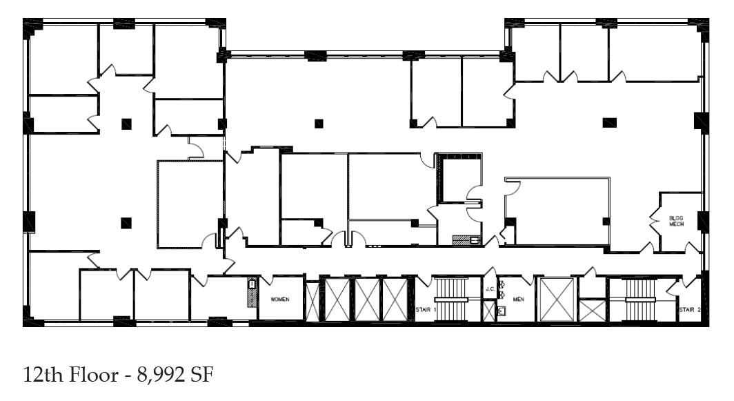 1211 Chestnut St, Philadelphia, PA à louer Plan d’étage– Image 1 sur 1