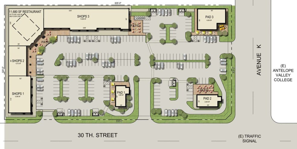 Swc Avenue K & 30th Street West, Lancaster, CA à louer - Plan de site – Image 2 sur 2
