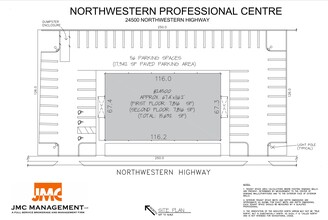 24500 Northwestern Hwy, Southfield, MI à louer Plan de site– Image 1 sur 2