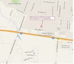 0 W Leffel Ln, Springfield, OH - Vue aérienne vue de carte