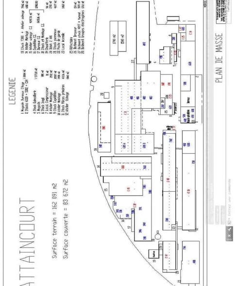 Industriel/Logistique dans Mattaincourt à vendre - Plan de site – Image 2 sur 2