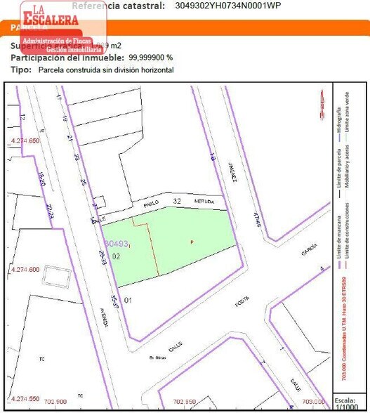 Industriel/Logistique dans Castalla, Alicante à vendre - Plan cadastral – Image 2 sur 3