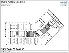 11305 Four Points Dr, Austin, TX à louer Plan d’étage– Image 1 sur 1
