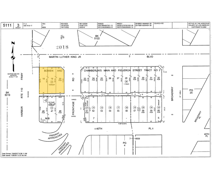 324 W Martin Luther King Jr Blvd, Los Angeles, CA à vendre - Plan cadastral – Image 3 sur 3