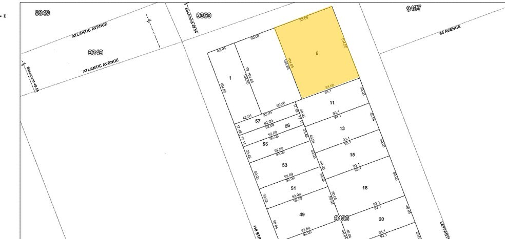 11812-11822 Atlantic Ave, Richmond Hill, NY à louer - Plan cadastral – Image 2 sur 2
