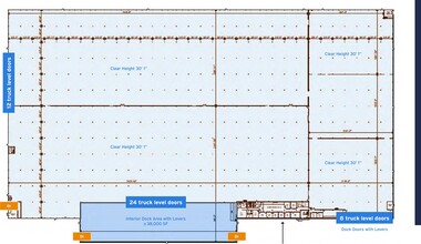 2000 Rue Halpern, Montréal, QC à louer Plan d’étage– Image 1 sur 1