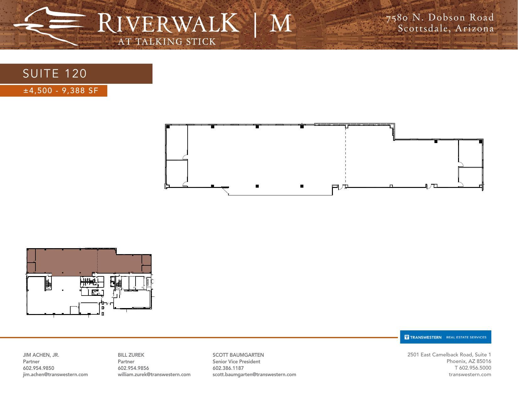 7580 N Dobson Rd, Scottsdale, AZ à louer Plan d’étage– Image 1 sur 2