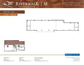 7580 N Dobson Rd, Scottsdale, AZ à louer Plan d’étage– Image 1 sur 2