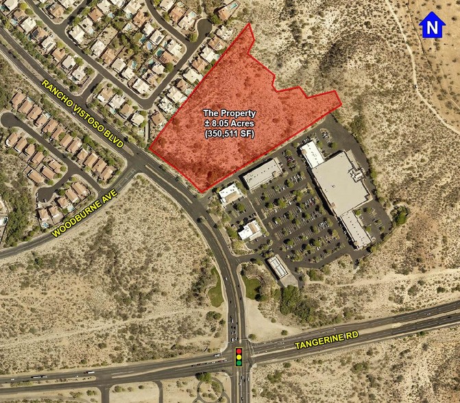 12176 N Rancho Vistoso Blvd, Oro Valley, AZ à vendre - Aérien – Image 2 sur 15