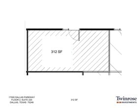 17000 Dallas Pkwy, Dallas, TX à louer Plan de site– Image 1 sur 1