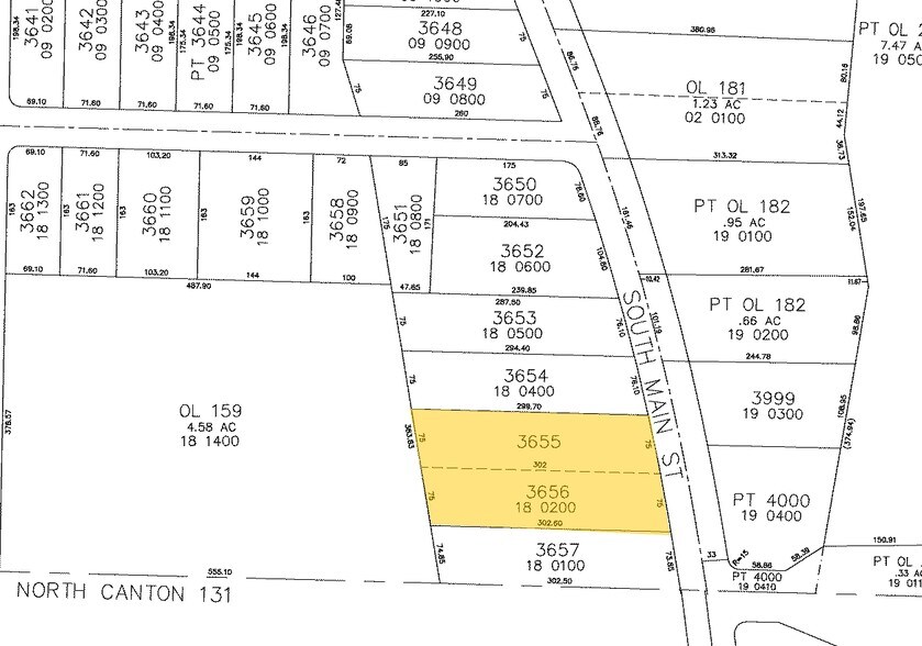 1375 S Main St, North Canton, OH à vendre - Plan cadastral – Image 3 sur 4