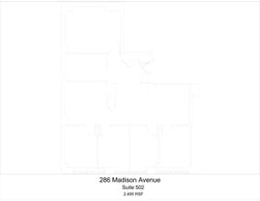 286 Madison Ave, New York, NY à louer Plan de site– Image 1 sur 1