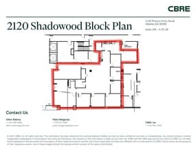 2100 Powers Ferry Rd Se, Atlanta, GA à louer Plan de site– Image 1 sur 1