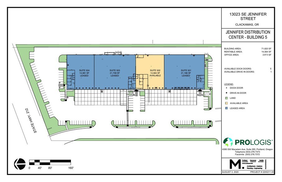 13023 SE Jennifer St, Clackamas, OR à louer - Plan de site – Image 3 sur 6