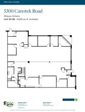 5300 Canotek Rd, Ottawa, ON à louer Plan d’étage– Image 2 sur 4