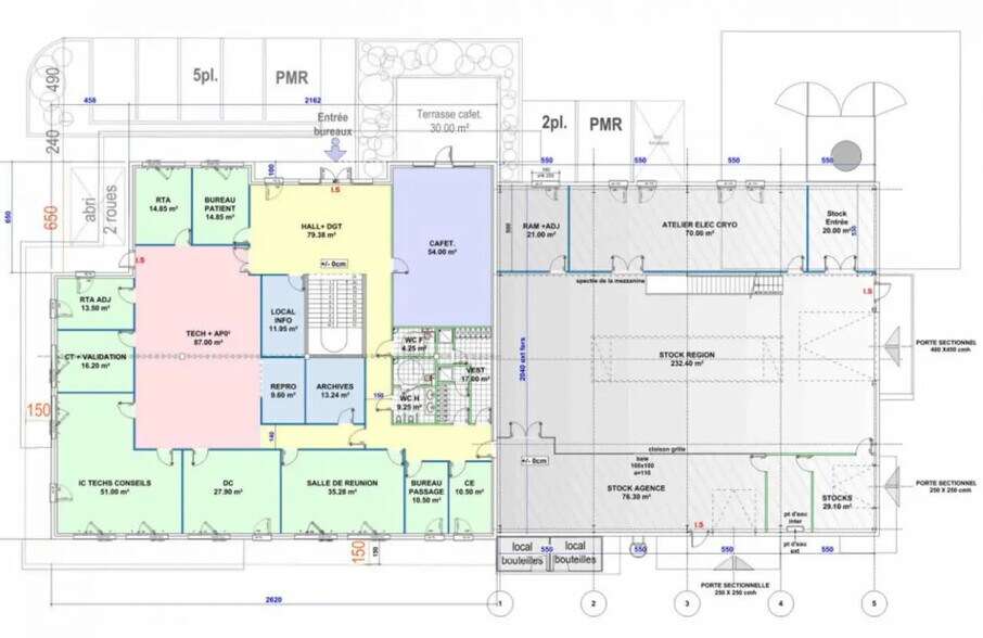 Local d’activités dans Saint-Priest à louer - Plan d’étage – Image 2 sur 3