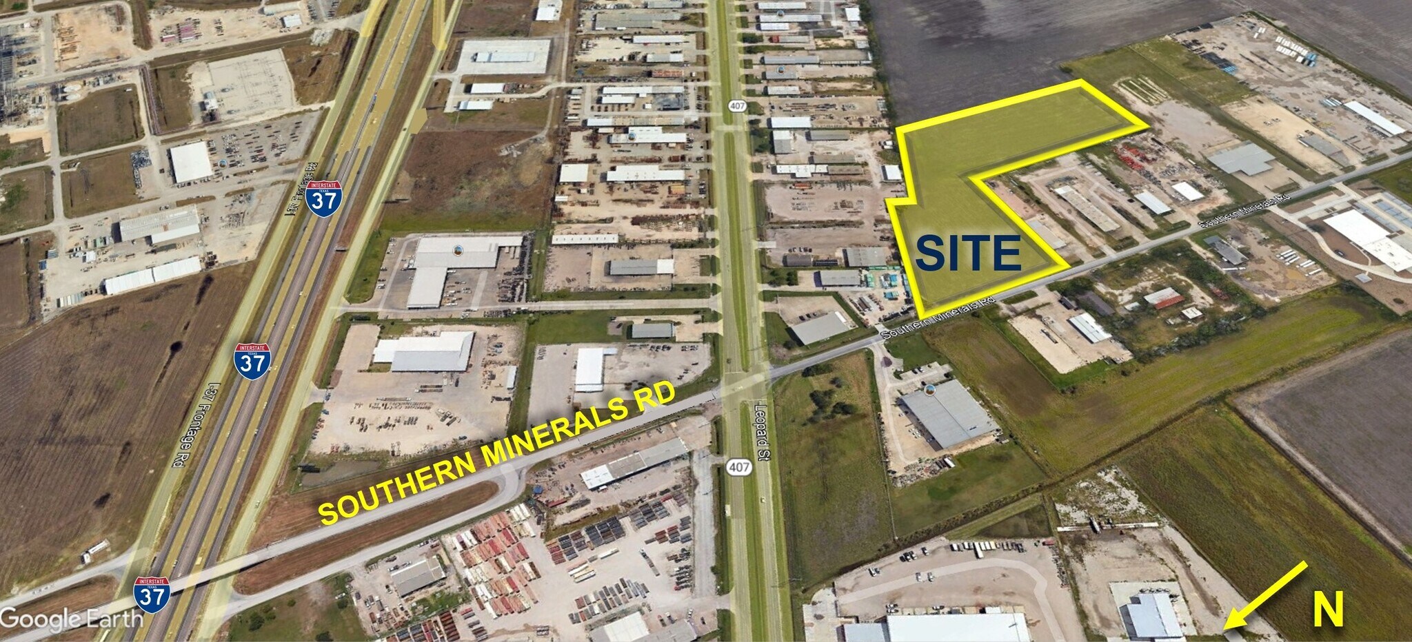 1226 - 1250 South Minerals Rd, Corpus Christi, TX à louer Aérien– Image 1 sur 4