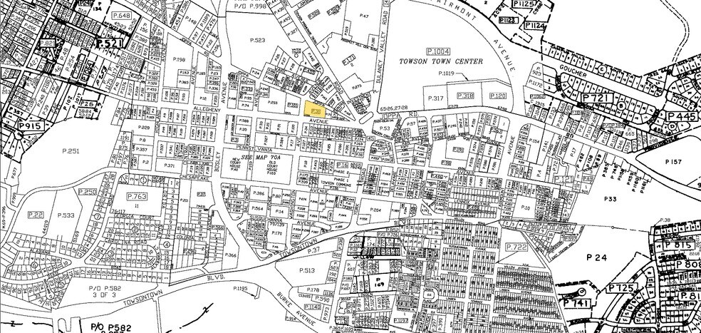 28 Allegheny Ave, Towson, MD à vendre - Plan cadastral – Image 2 sur 7