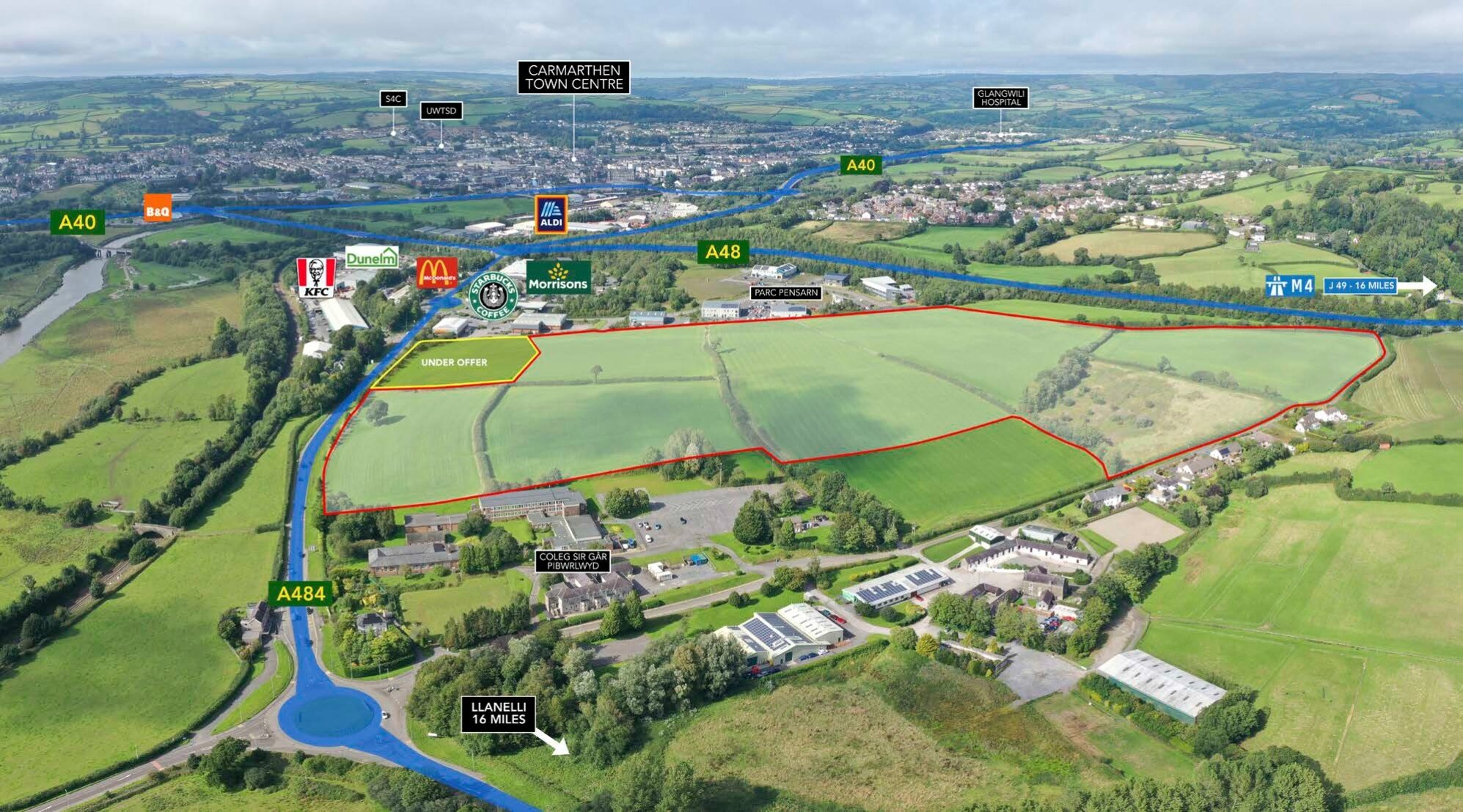 Pibwrlwyd Ln, Carmarthen à vendre Photo principale– Image 1 sur 6