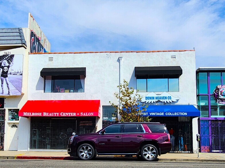 7615 1/2-7617  1/2 Melrose Ave, Los Angeles, CA à louer - Photo de l’immeuble – Image 2 sur 4