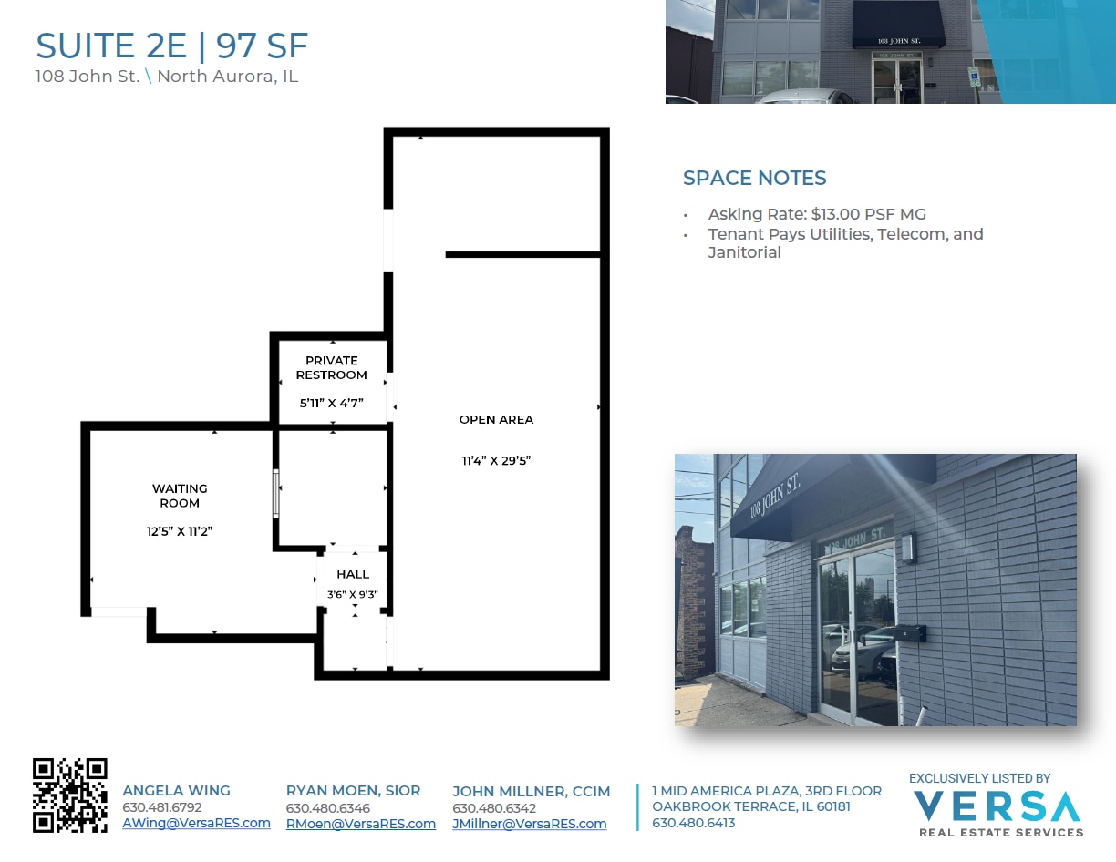 108 John St, North Aurora, IL à vendre Plan d’étage– Image 1 sur 2