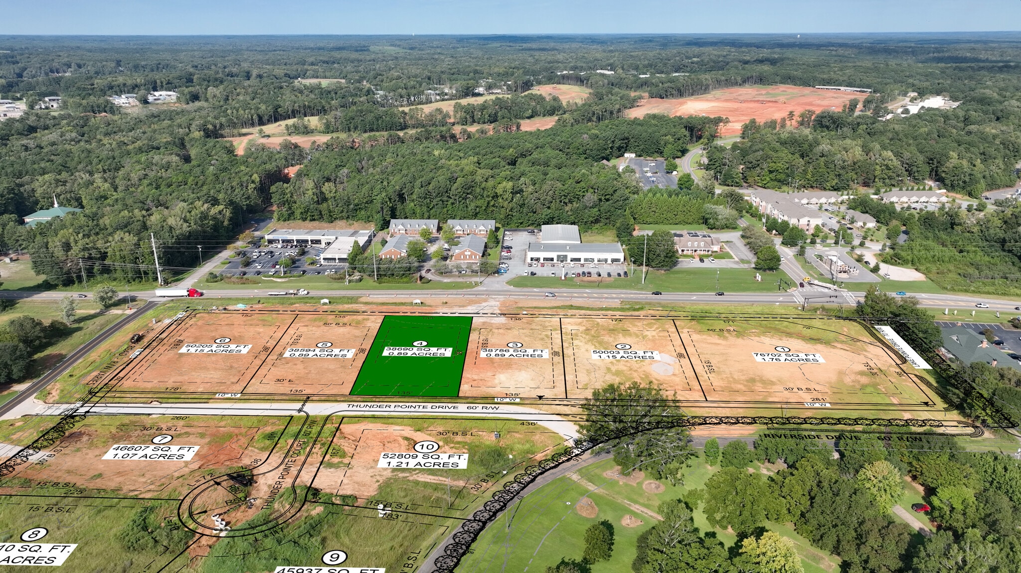 n/a Lot 4 Thunder Pointe Drive, Eatonton, GA à vendre Plan cadastral– Image 1 sur 15
