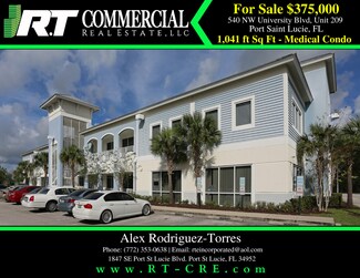 Plus de détails pour 540 NW University, Port Saint Lucie, FL - Bureau à vendre