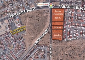 Plus de détails pour Unser Blvd, Albuquerque, NM - Terrain à vendre