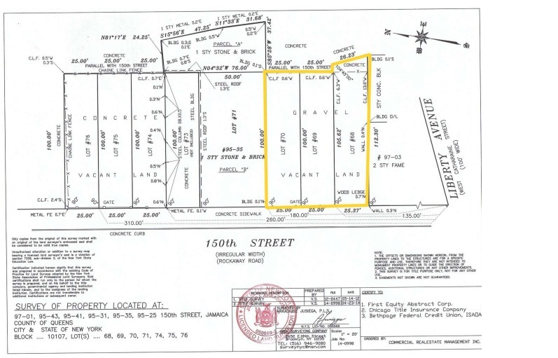 9701 150th St, Jamaica, NY à louer - Plan de site – Image 3 sur 3