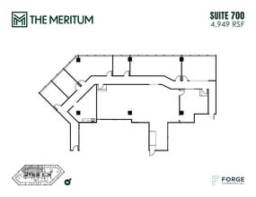 12221 Merit Dr, Dallas, TX à louer Plan d’étage– Image 1 sur 1