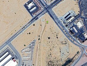 Interstate 15 Southbound Exit Corner & Falcon Ridge, Mesquite, NV - VUE AÉRIENNE  vue de carte