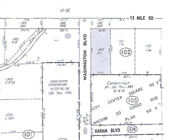 8200 Old 13 Mile Rd, Warren, MI à louer - Plan cadastral – Image 3 sur 4