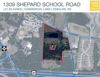 Plus de détails pour 1309 Shepard School Rd, Zebulon, NC - Terrain à vendre